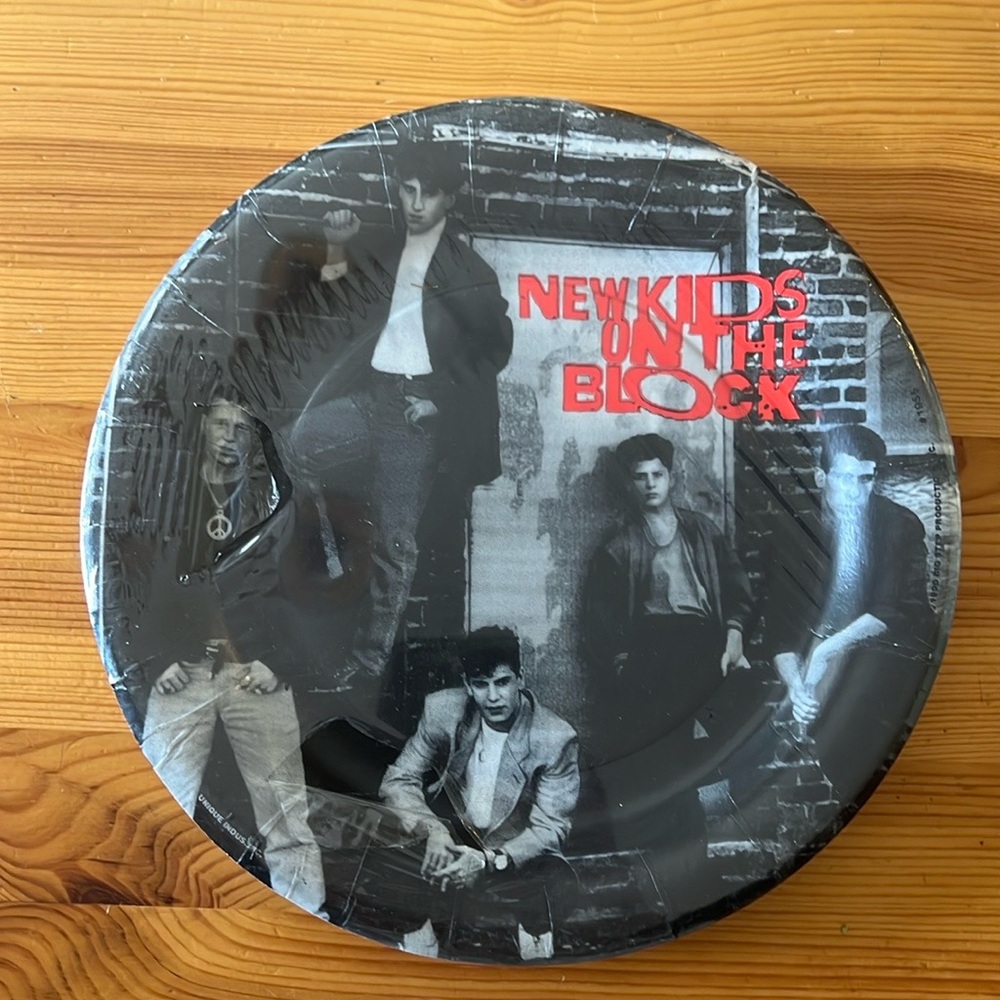 New Kids on The Block plates